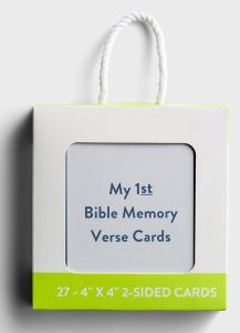 My First Bible Memory Verse Cards, J5642