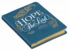 Journal: HandySize-Hope in the LORD, GoldenLeaf Blue, JL674