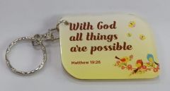 Acrylic Keychain-All Things Are Possible, GKA52