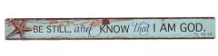 Magnetic Strips-Be Still & Know, Rustic Sky Blue Coastal, MS118