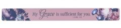 Magnetic Strips-My Grace is Sufficient, Pink, MS134