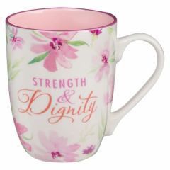 Mug Ceramic: Strength and Dignity Pink Blossom MUG1055