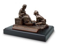 Sculpture-Handcast Resin: Humble Servant, 20111