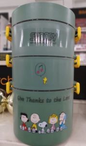 Snoopy Food Container-Green