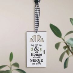 Hanging Sign: As For Me And My House SPH0092