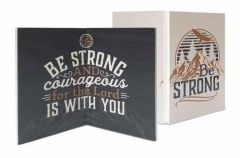 Keepsake Card-Be Strong & Courageous FDC0058