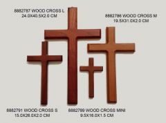 Cross Wood - Teak 12" Medium