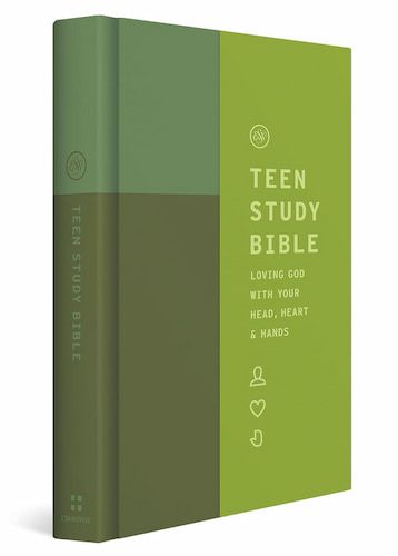 ESV Teen Study Bible-Hardcover Wildwood (Green)